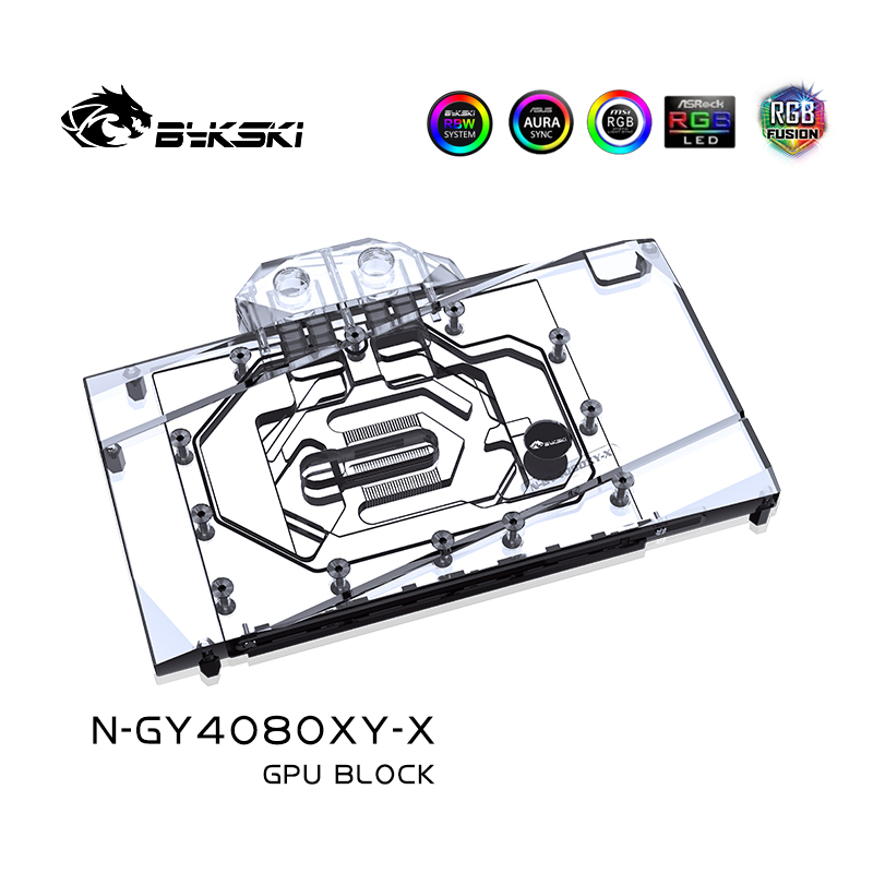 Bykski製 GPUブロック。GALAXY RTX 408 - Rtx 4080 Water Cooling Block のレビューと価格